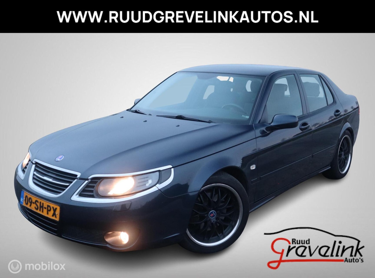 Saab 9-5 - 2.3 Turbo Aero 260 pk AUTOMAAT Leer Stoelverwarming Trekhaak Airco - AutoWereld.nl