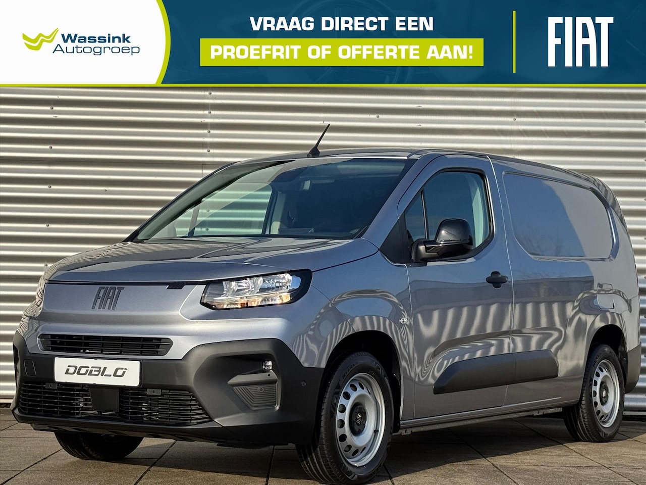 Fiat Doblò Cargo - New 1.5 BlueHDi 130pk L2 8-Traps Automaat | Navigatie | Airco | Cruise Control | Camera | - AutoWereld.nl