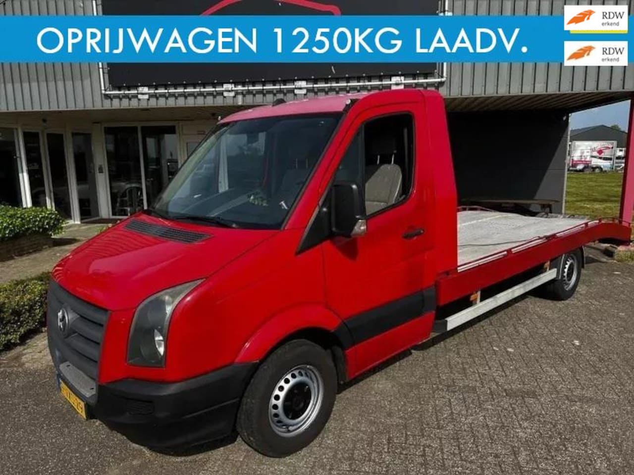 Volkswagen Crafter - 2.5 TDI AIRCO/3 ZITS/LAADVER 1250kg Oprijwagen - AutoWereld.nl