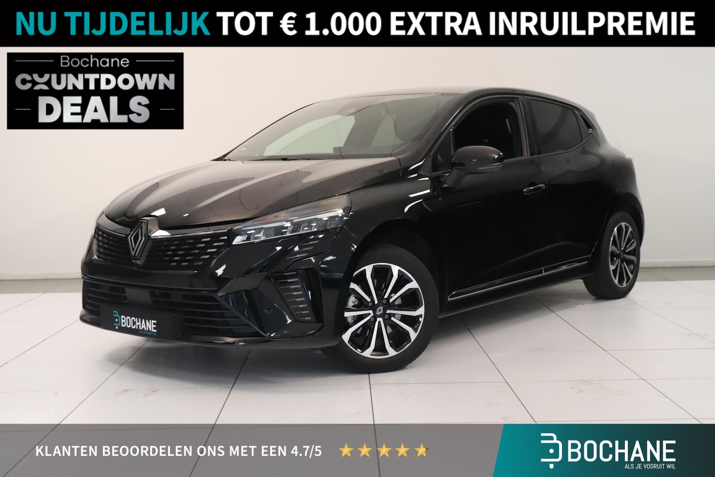 Renault Clio - 1.6 E-Tech Full Hybrid 145 techno | Rondom zicht Camera | Navigatie 9,3" | All season band - AutoWereld.nl