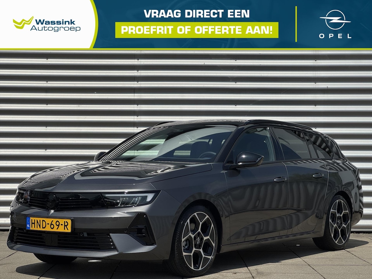 Opel Astra Sports Tourer - 1.2 Turbo Hybrid 145pk eDCT GS Panorma Dak | Navigatie | 360 graden Camera | Elektrische a - AutoWereld.nl
