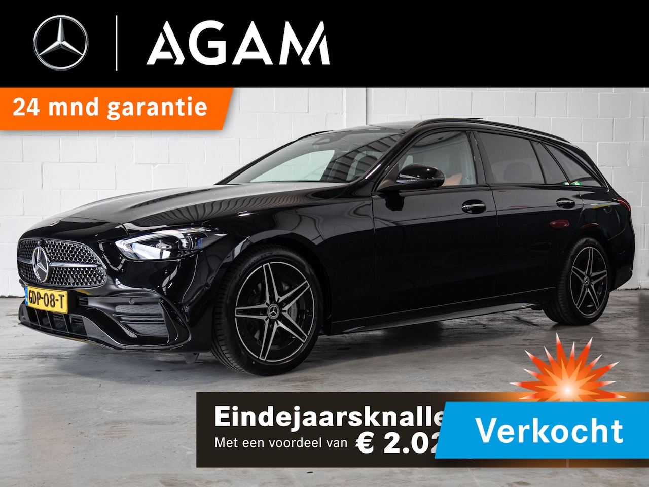 Mercedes-Benz C-klasse Estate - 180 AMG Line Premium | Panorama dak | Trekhaak - AutoWereld.nl