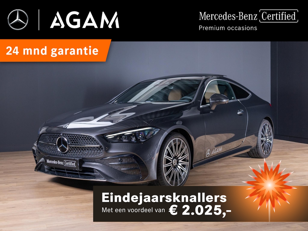 Mercedes-Benz CLE Coupé - 300 4MATIC AMG Line Panorama dak - AutoWereld.nl