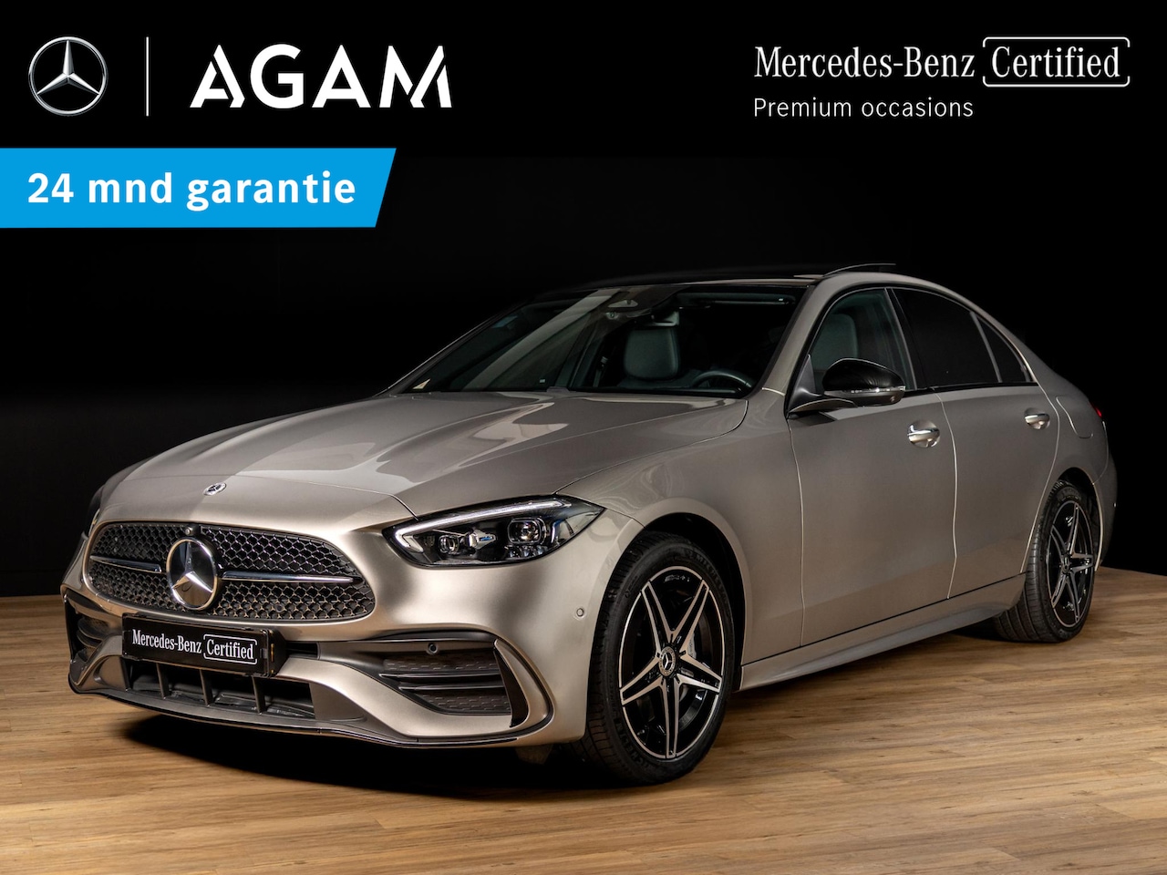Mercedes-Benz C-klasse - Limousine 300 e AMG Line Premium PLUS | Panorama dak - AutoWereld.nl