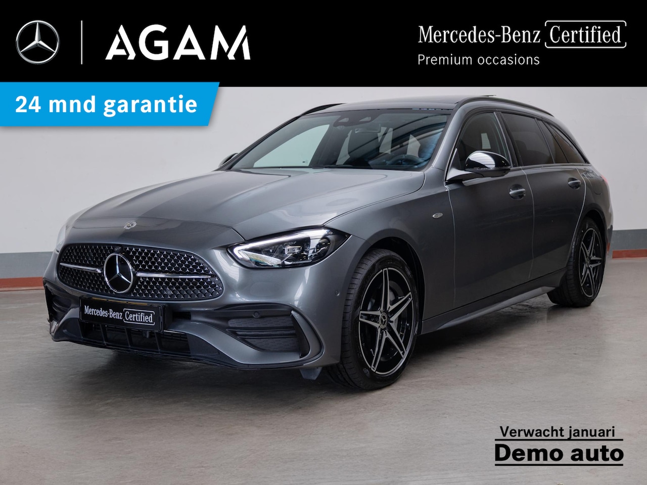 Mercedes-Benz C-klasse Estate - 300 e Business Solution AMG Panorama dak - AutoWereld.nl