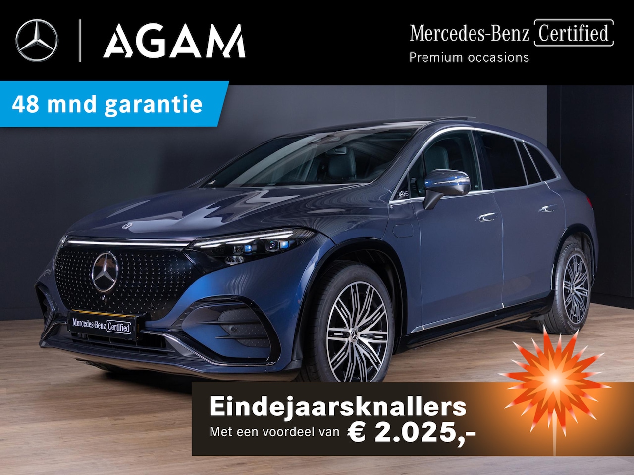 Mercedes-Benz EQS SUV - 450+ AMG Line 7p 108 kWh Panorama dak | Trekhaak - AutoWereld.nl