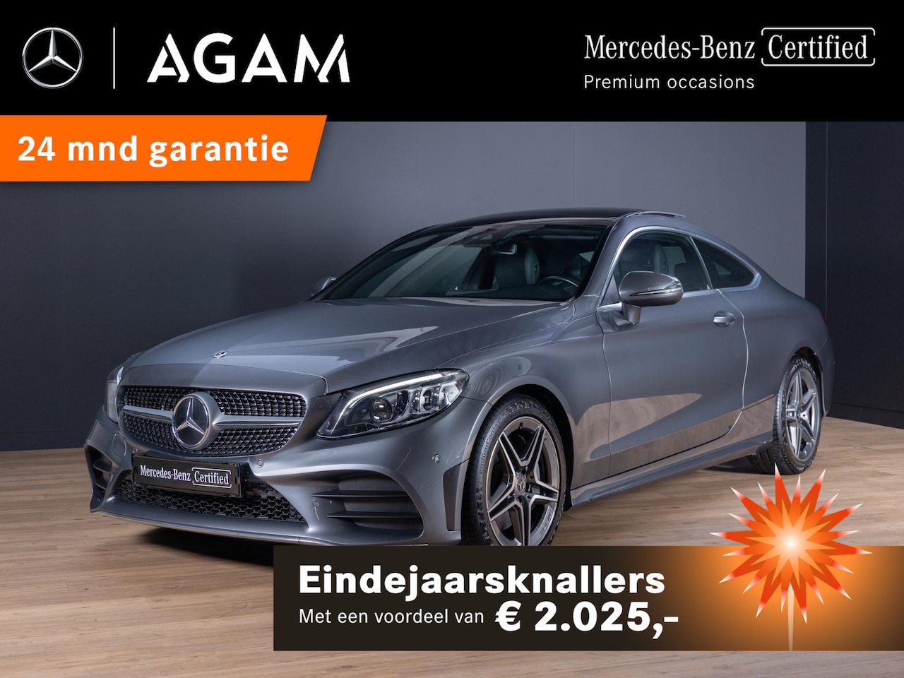 Mercedes-Benz C-klasse Coupé - 300 Sport Edition Panorama dak - AutoWereld.nl