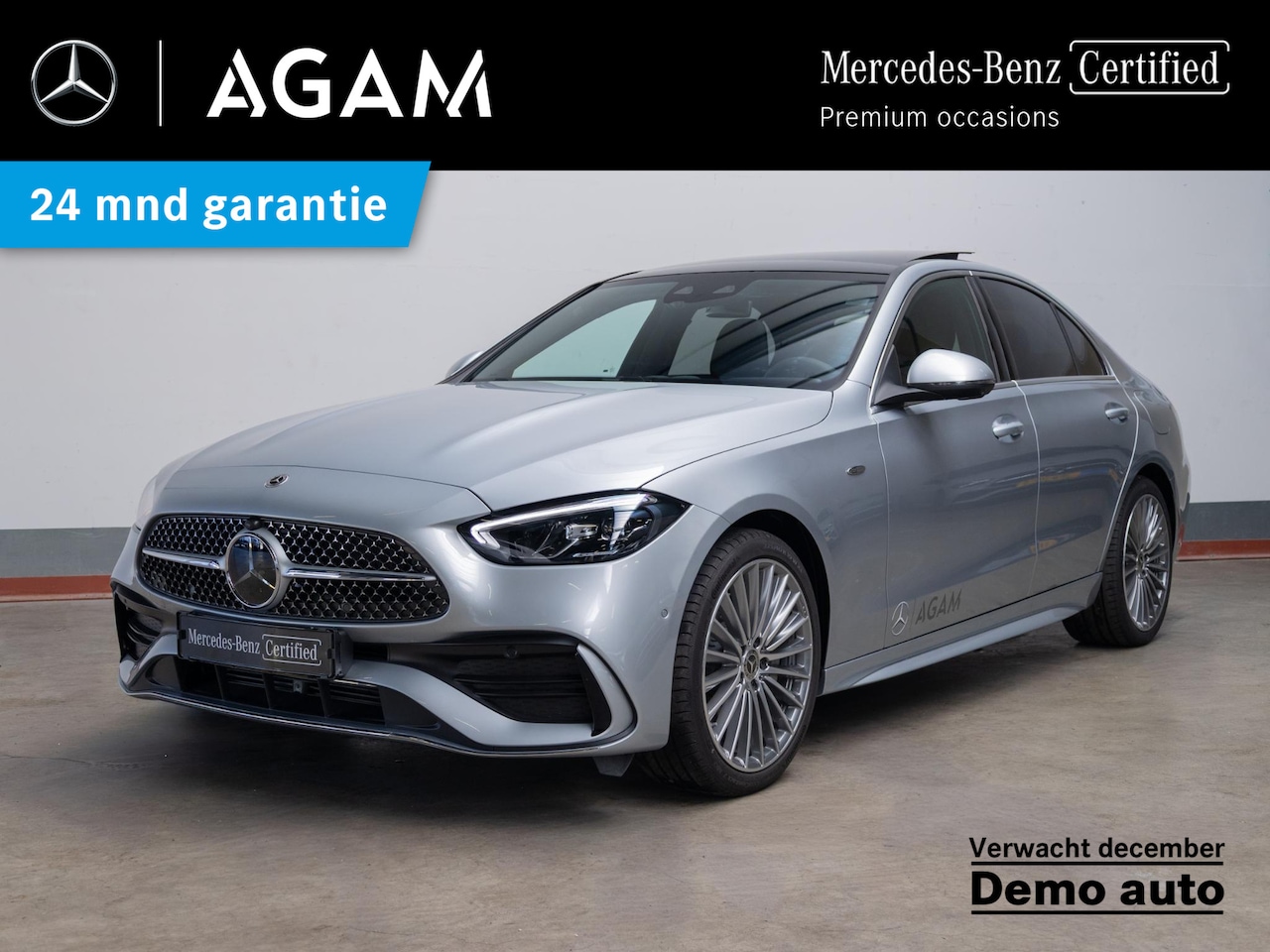 Mercedes-Benz C-klasse - Limousine 300 e Business Solution AMG Panorama dak - AutoWereld.nl