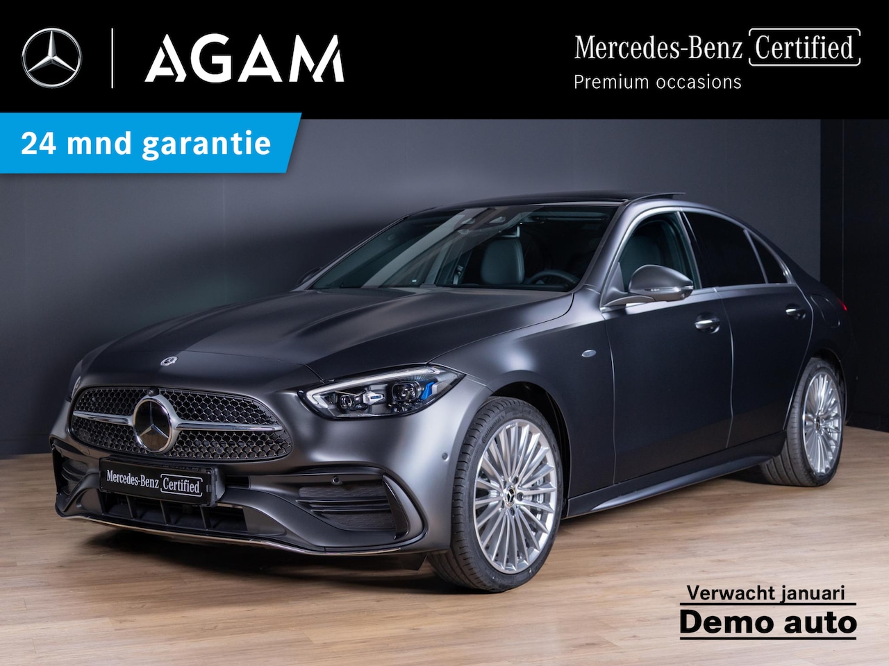 Mercedes-Benz C-klasse - Limousine 300 e Business Solution AMG Premium PLUS | Panorama dak | Trekhaak - AutoWereld.nl