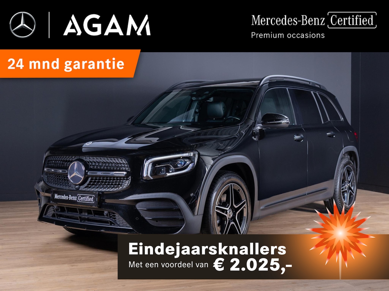 Mercedes-Benz GLB - 180 Business Solution PLUS AMG 7p. Panorama dak | Trekhaak - AutoWereld.nl