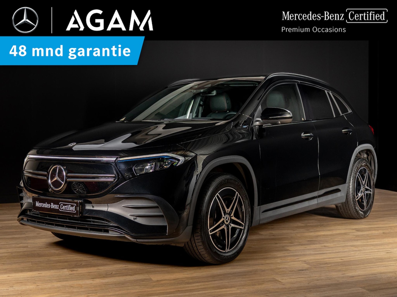 Mercedes-Benz EQA - 300 4MATIC Business Solution AMG 67 kWh Panorama dak | Trekhaak - AutoWereld.nl