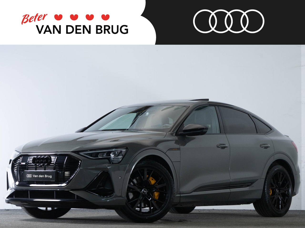 Audi e-tron Sportback - S-Line 55 408 PK QUATTRO 95 kWh Black Edition | LED Matrix | Panoramadak | Trekhaak | Bang - AutoWereld.nl
