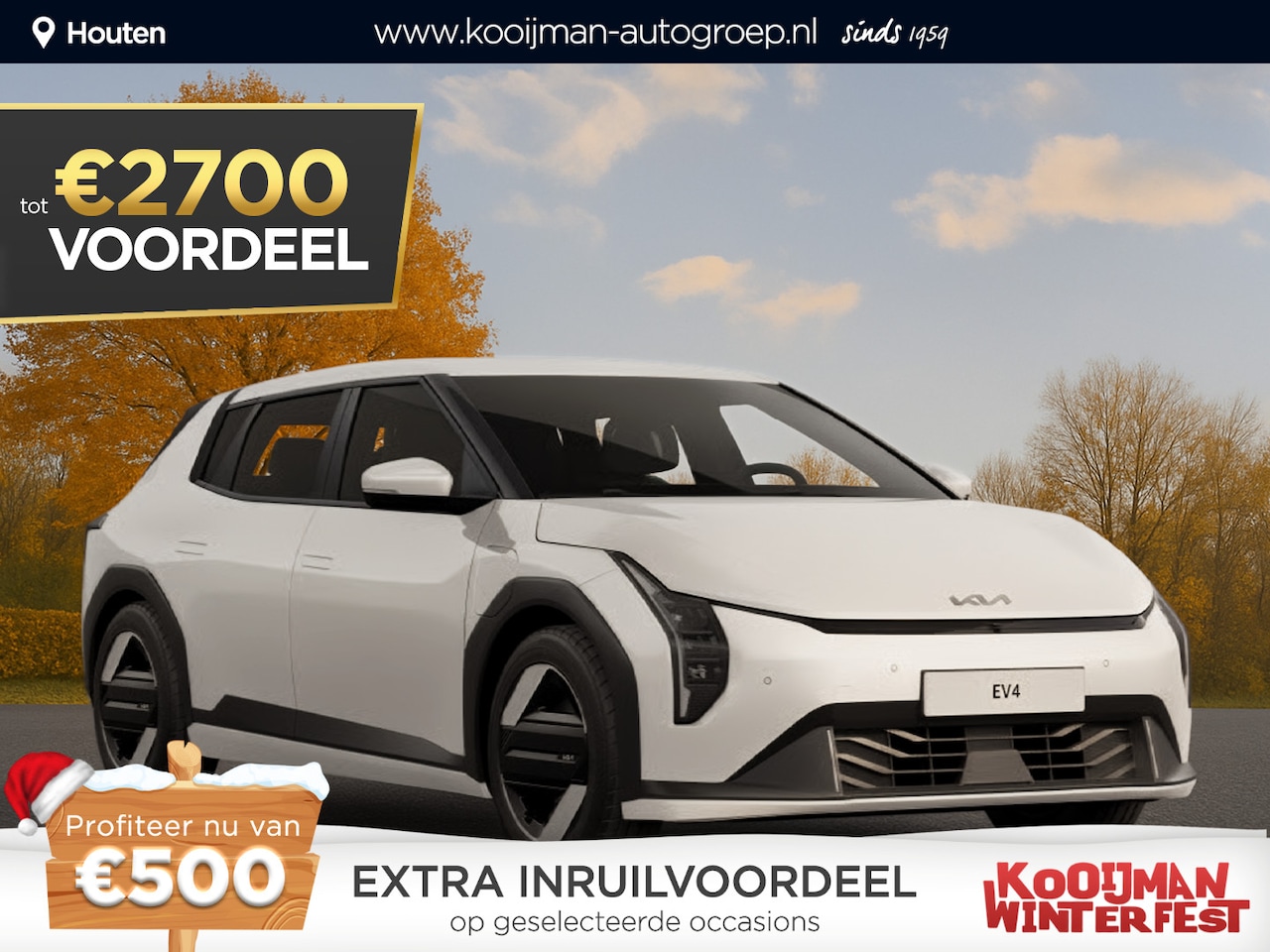Kia EV4 - Air 58.3 kWh €34.995,- RIJKLAAR! Nu €2.700,- voordeel! Nu extra scherp geprijsd! - AutoWereld.nl
