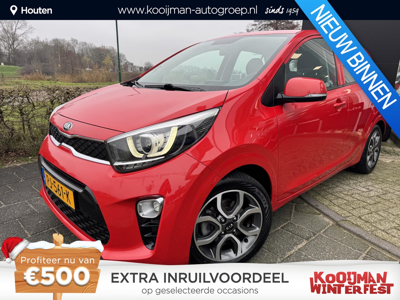 Kia Picanto - 1.0 CVVT First Edition Dealeronderhouden, Navigatie, Cruise Control, Climate Control, Lich - AutoWereld.nl