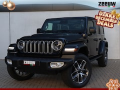 Jeep Wrangler Unlimited - 4xe 380 PK Sahara | Schuifdak | Leder | Camera | Navi | 20"