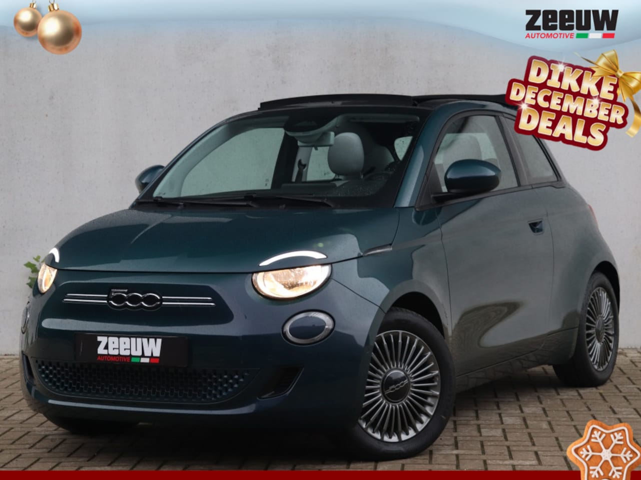 Fiat 500e - Cabrio 42 kWh Icon | LED | Carplay | Camera | Winter | PDC | 16" - AutoWereld.nl