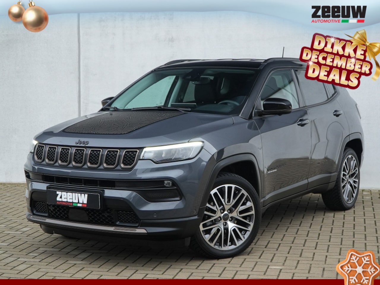 Jeep Compass - 1.5T e-Hybrid 130 PK Upland | Navi | Carplay | 360Cam | 19" - AutoWereld.nl