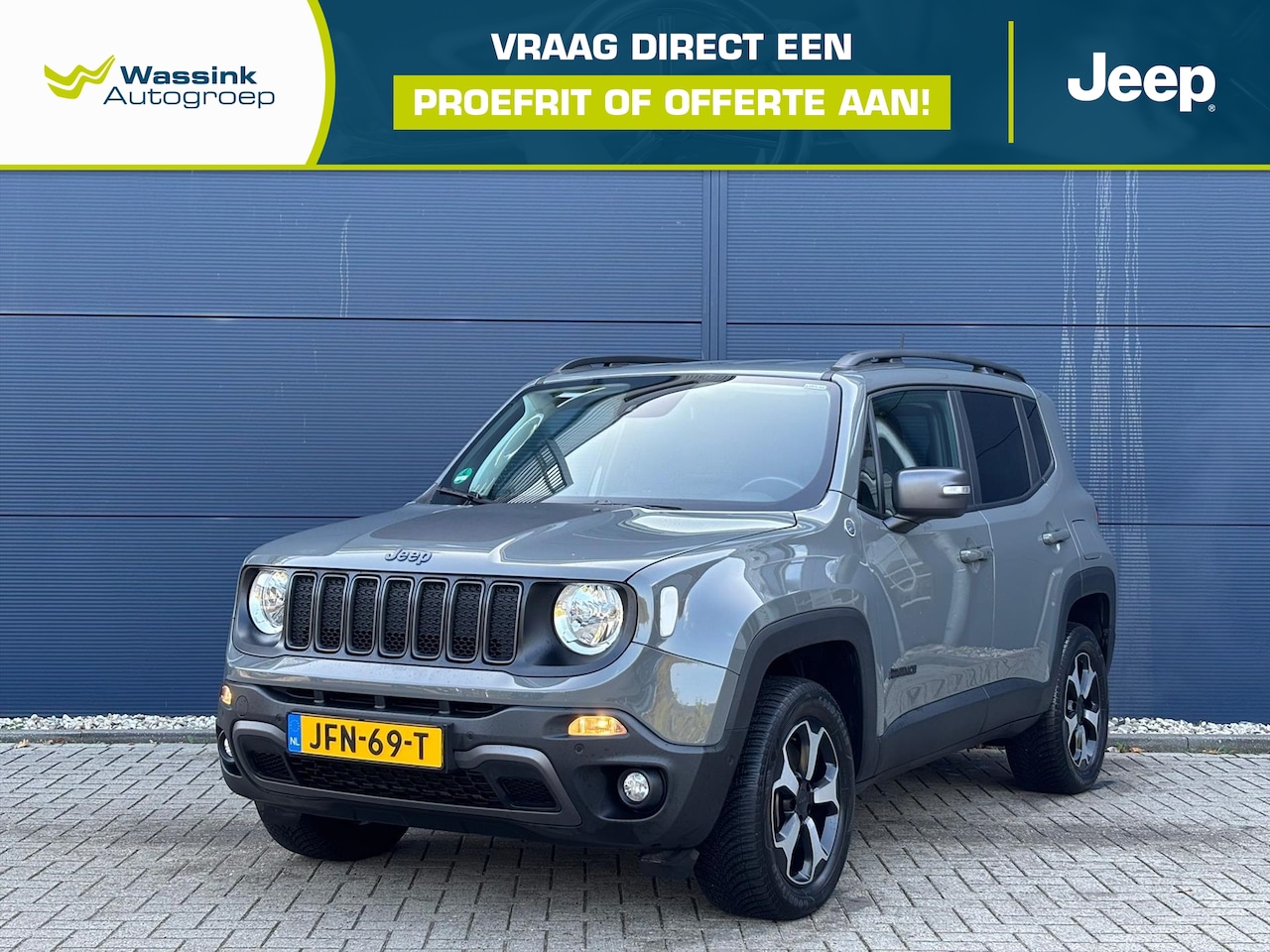 Jeep Renegade - 1.3T 240pk PHEV | Vierwielaandrijving | Stuur&stoelverwarming | Achteruitrijcamera | Elekt - AutoWereld.nl