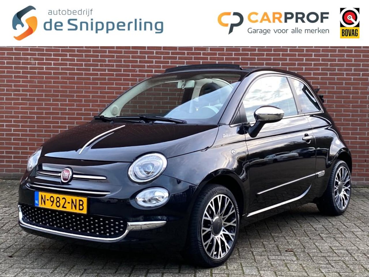 Fiat 500 C - 1.0 HYBRID DOLCEVITA CARPLAY CRUISE PDC DAB 16INCH LMV - AutoWereld.nl