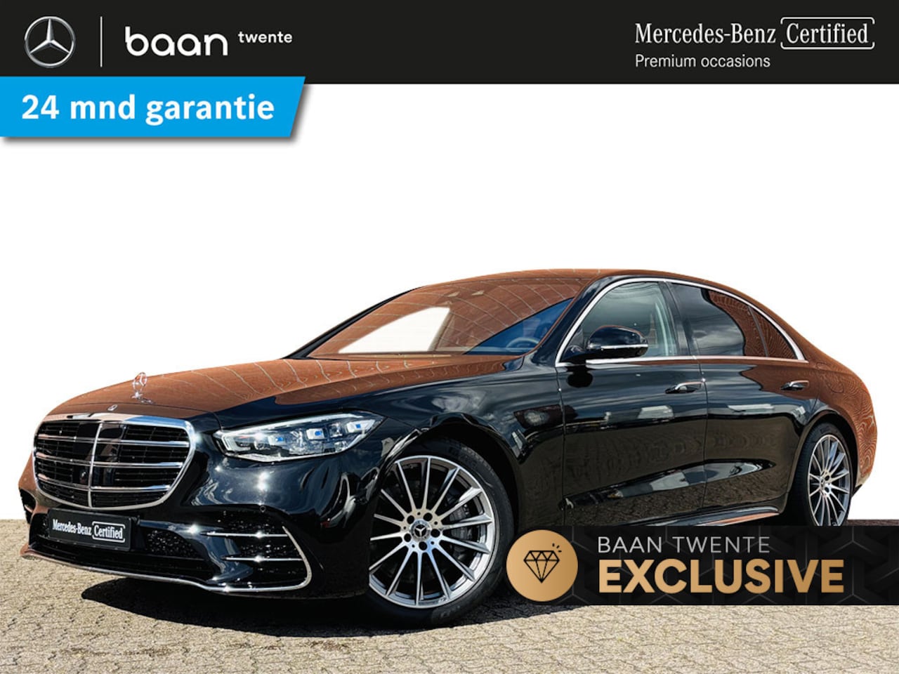 Mercedes-Benz S-klasse - S 450 e Lang Premium Plus AMG Line | Rij-assistentiepakket | Digital Light | Multicontours - AutoWereld.nl