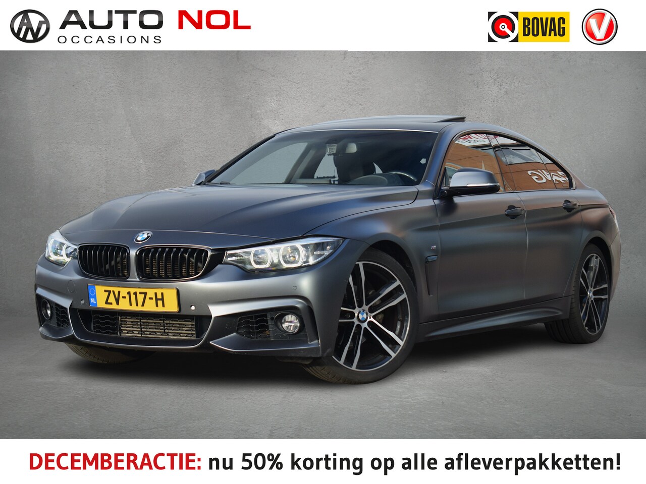 BMW 4-serie Gran Coupé - 418i High Executive | M-Sport | CarPlay | Schuifdak | Leer | Stoelverw. - AutoWereld.nl