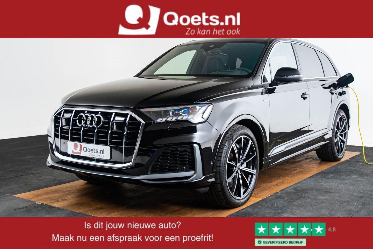 Audi Q7 - 55 TFSI e quattro Pro Line S Panoramadak - Head up - B&O - Adaptive drive assist - Adaptiv - AutoWereld.nl