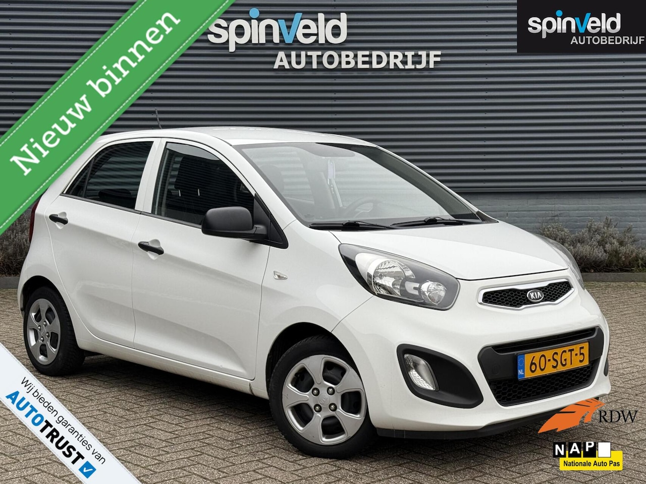 Kia Picanto - 1.2 4 cilinder CVVT Comfort Pack BJ`11 NAP NL Airco 5drs Elekpakket - AutoWereld.nl