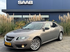 Saab 9-5 - 2.0 TiD Vector Automaat VOL Pano-dak/Aero interieur/HUD/TV schermen/H-Kardon