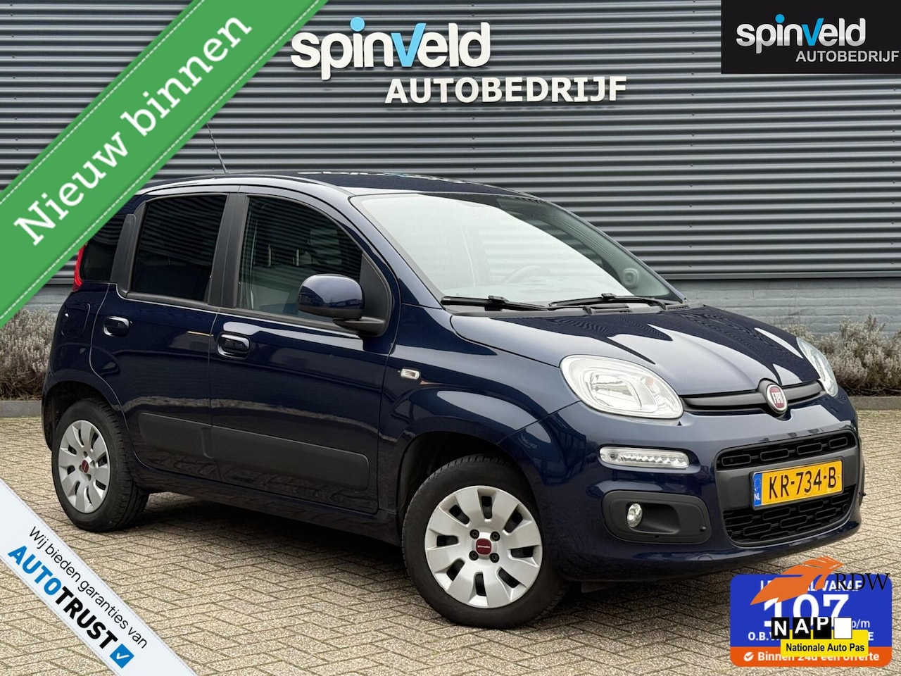 Fiat Panda - 0.9 TwinAir Lounge BJ`16 NAP NL Airco Climate Parkeersensors - AutoWereld.nl