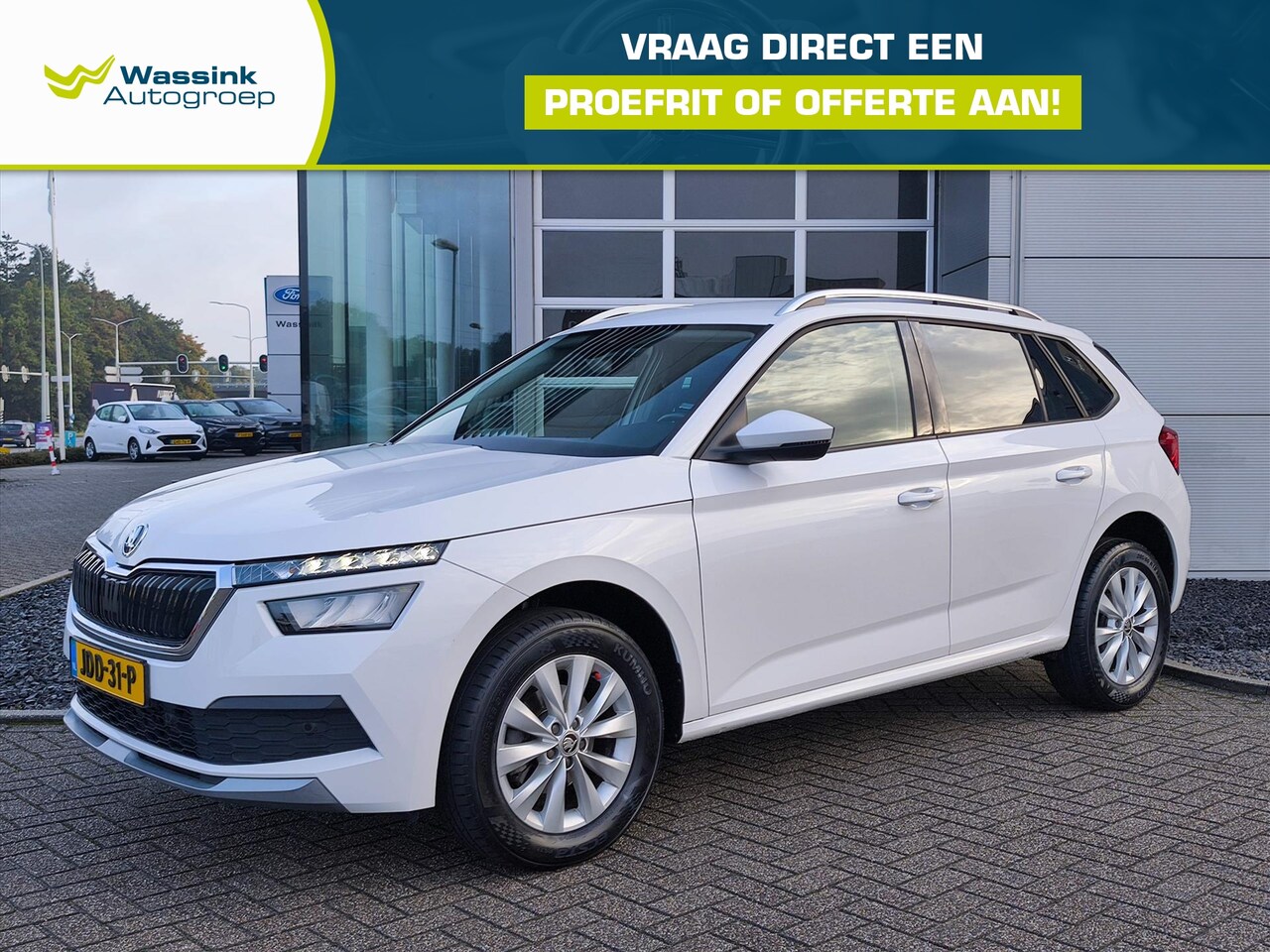 Skoda Kamiq - 1.0 TSI Automaat Greentech 110pk Ambition | Climate control | Cruise control | apple carpl - AutoWereld.nl