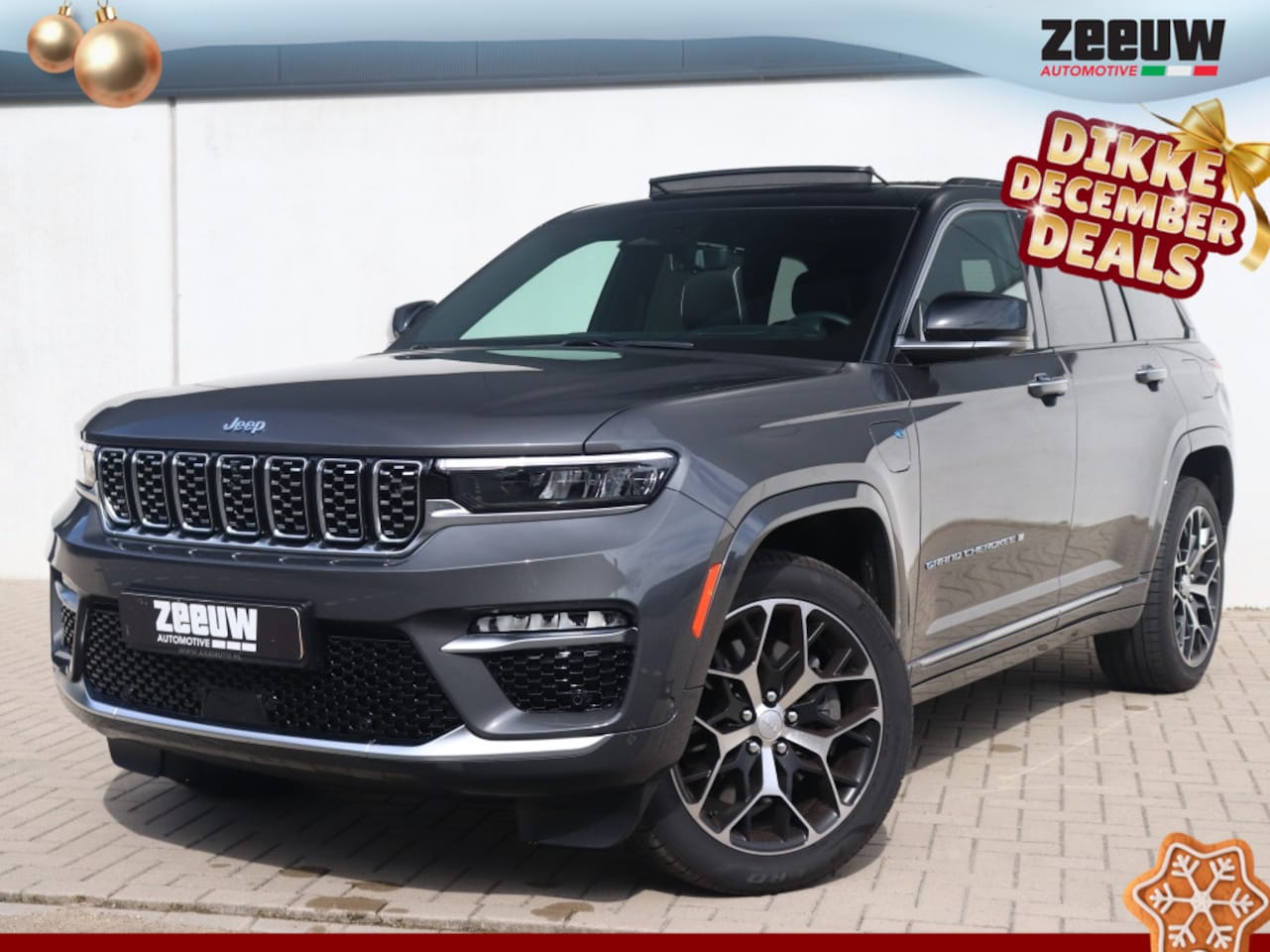 Jeep Grand Cherokee - Summit Reserve 4xe 380 PK | Leder | Pan dak | 21" - AutoWereld.nl