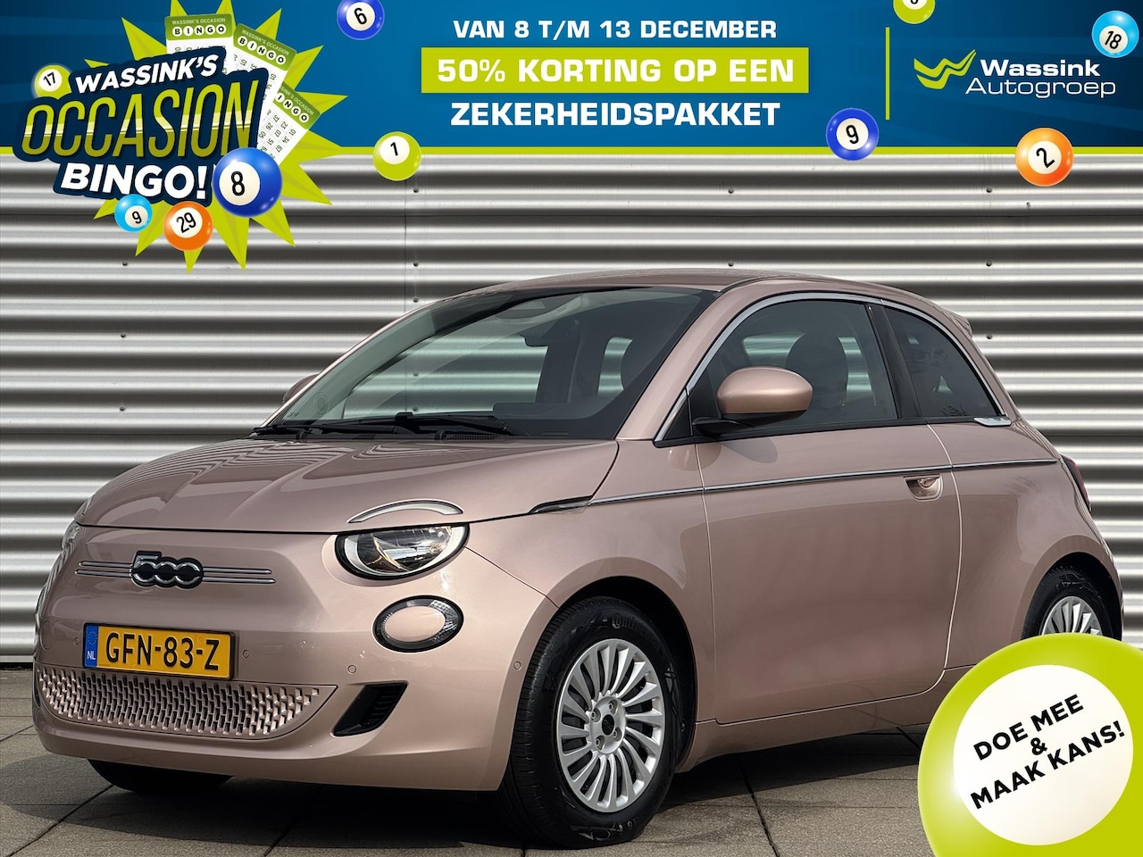 Fiat 500 - 42kWh 118pk Aut La Prima | Achteruitrijcamera | Cruise Control | Stoelverwarming | Apple C - AutoWereld.nl