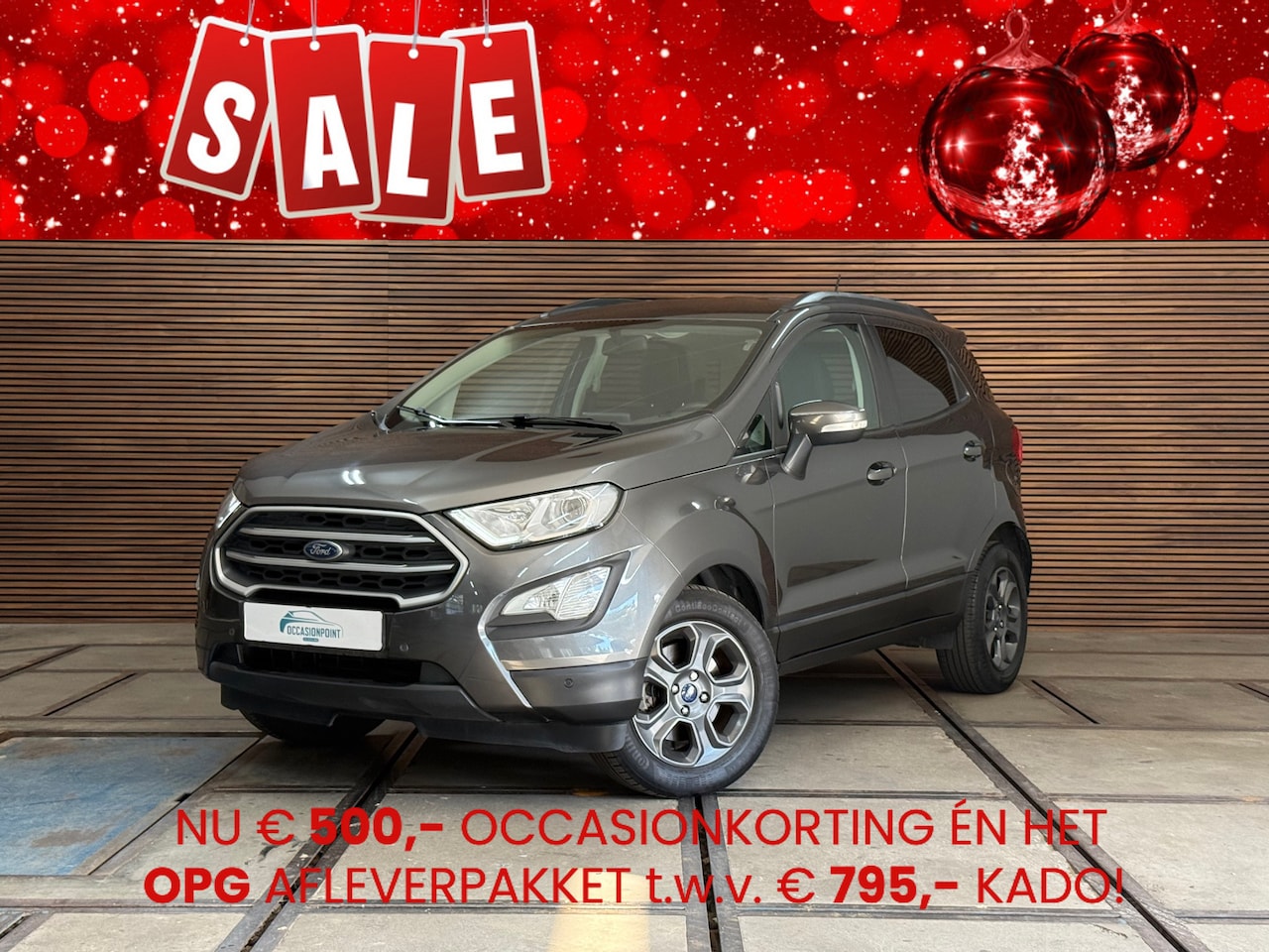 Ford EcoSport - 1.0 EcoBoost Titanium Automaat | Navigatie | PDC Voor + Achter | Stoelverwarming - AutoWereld.nl