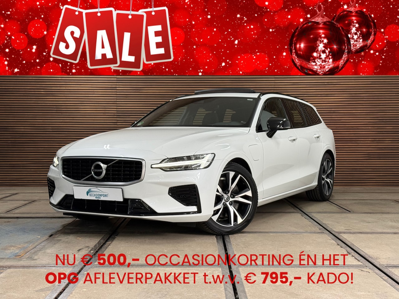 Volvo V60 - 2.0 T8 Recharge AWD R-Design | Panoramadak | Leder | BLIS | Memory - AutoWereld.nl