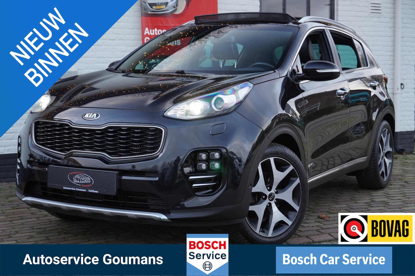 Kia Sportage - 1.6 T-GDI 4WD GT-Line PlusLine Trekhaak Leer Adaptive Cruise - AutoWereld.nl