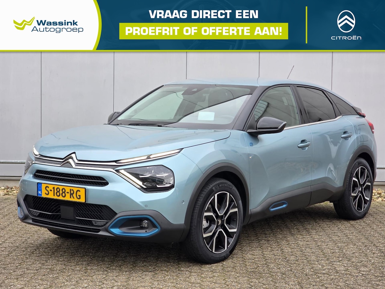 Citroën Ë-C4 - 50kWh 136pk Shine | Navigatie | Parkeercamera | Bluetooth - AutoWereld.nl