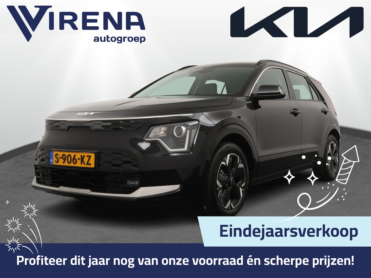 Kia Niro EV - DynamicLine 64.8 kWh - SOH 98% Automaat - Climate control - Adaptive cruise control - Nav - AutoWereld.nl