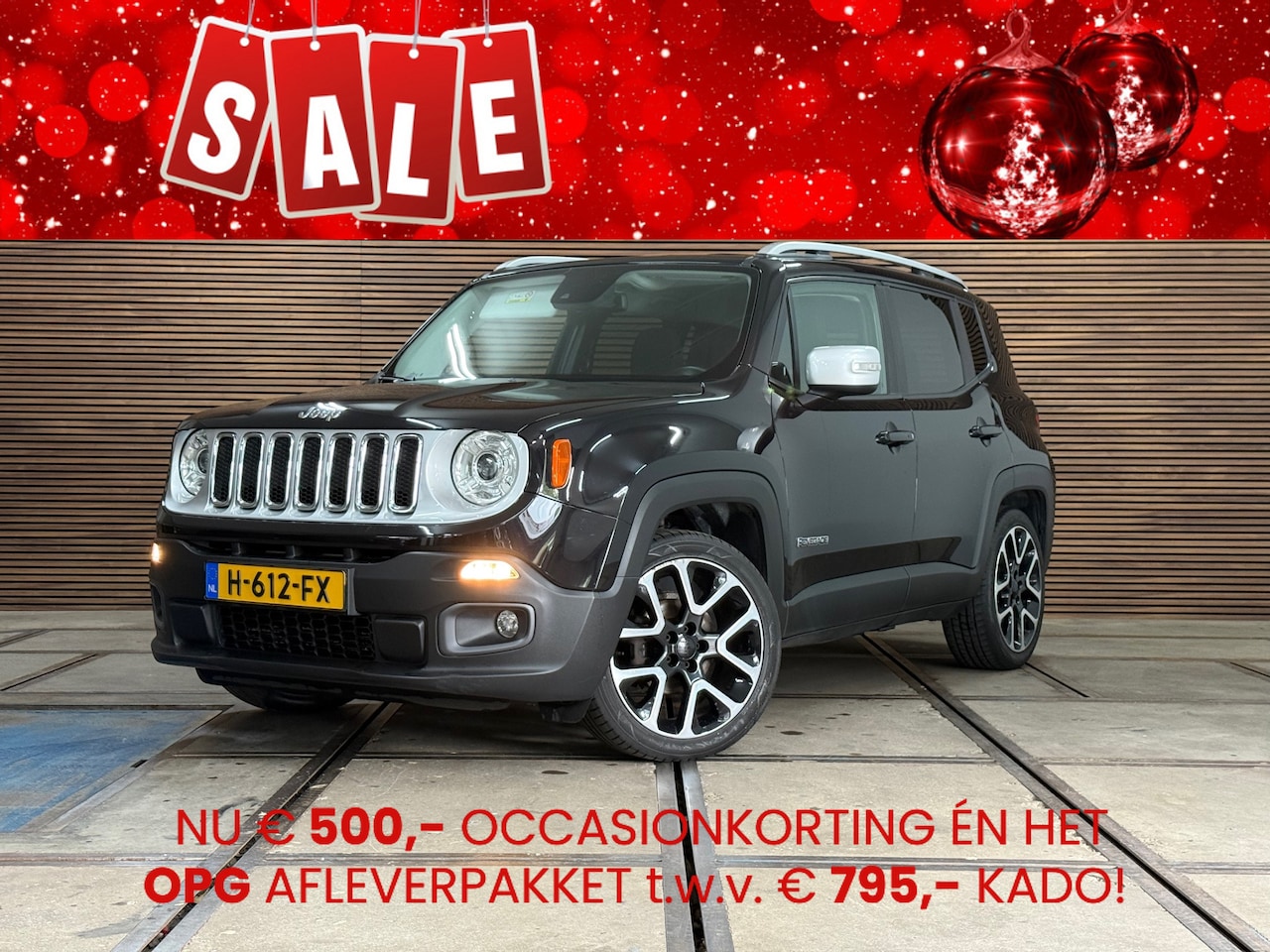 Jeep Renegade - 1.4 MultiAir Limited 140PK | Winter-pakket | Navigatie- en sound-pakket | Ambient LED | AC - AutoWereld.nl