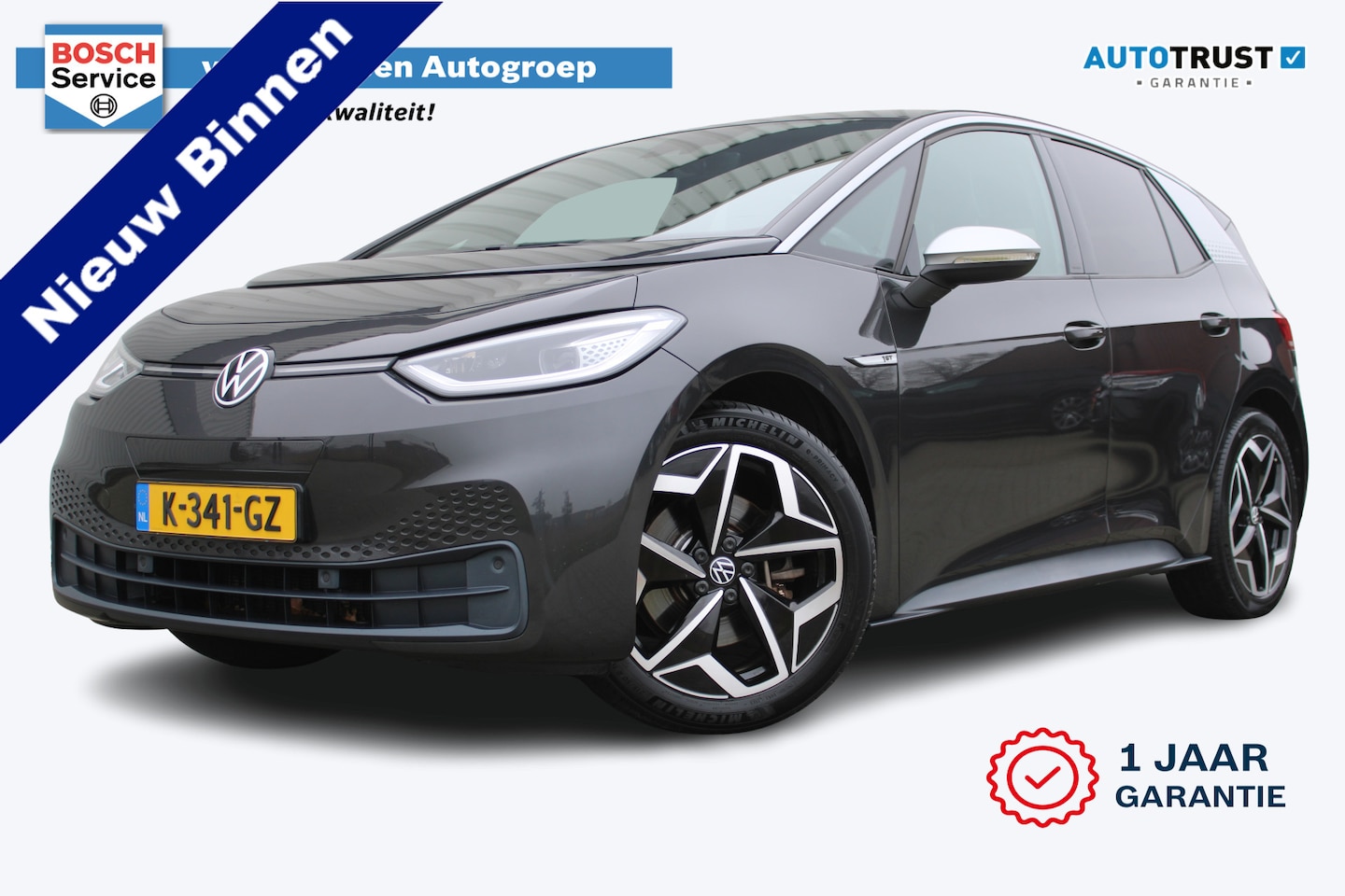 Volkswagen ID.3 - First Plus 58 kWh | Incl. 12 maanden garantie | Adaptieve cruise control | Climate control - AutoWereld.nl