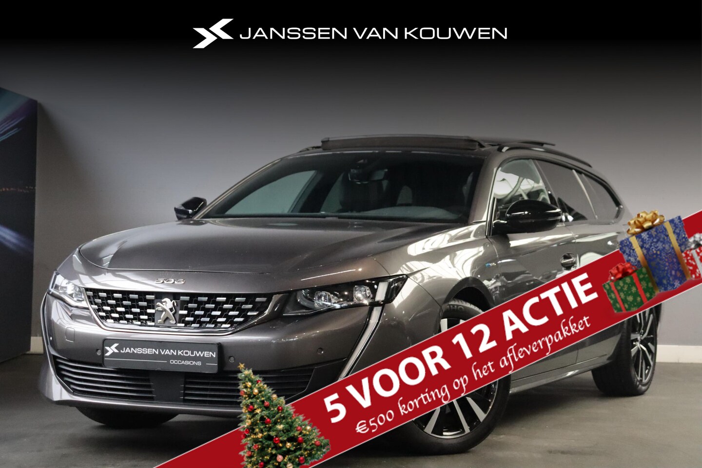Peugeot 508 SW - 1.6 PHEV GT / 90,75% SOH / Panoramadak / Stoelverwarming / FOCAL / Adaptieve Cruise Contro - AutoWereld.nl
