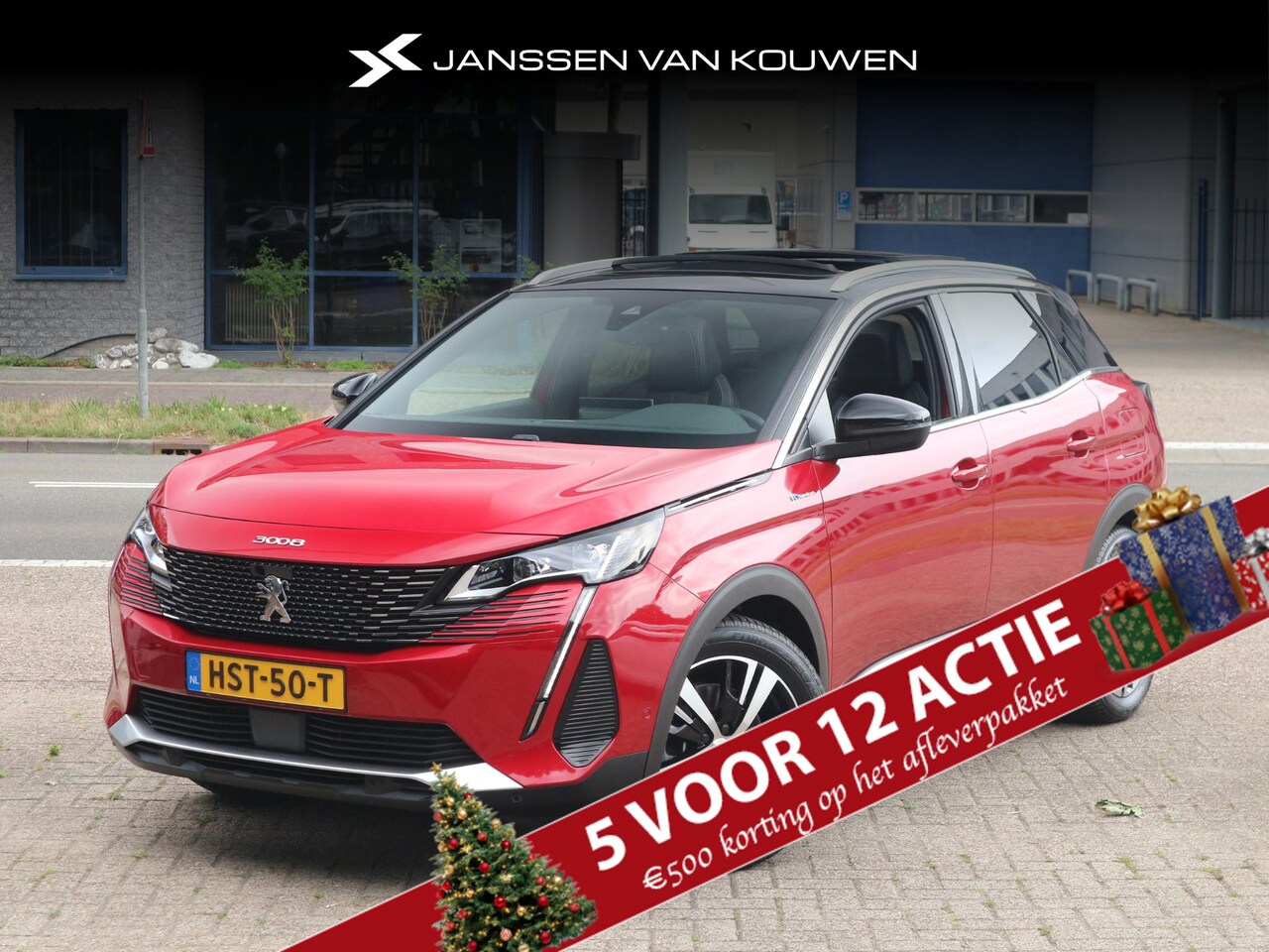 Peugeot 3008 - 1.6 HYbrid4 300pk GT / Panoramadak/ FOCAL / Night Vision / SOH 99% - AutoWereld.nl