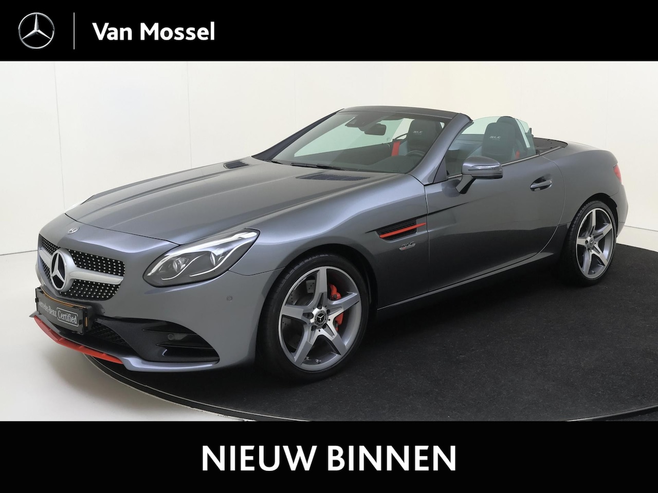 Mercedes-Benz SLC - 180 AMG-Line / Nek-verwarming / Dodehoek-Assistentie / Stoelverwarming / - AutoWereld.nl