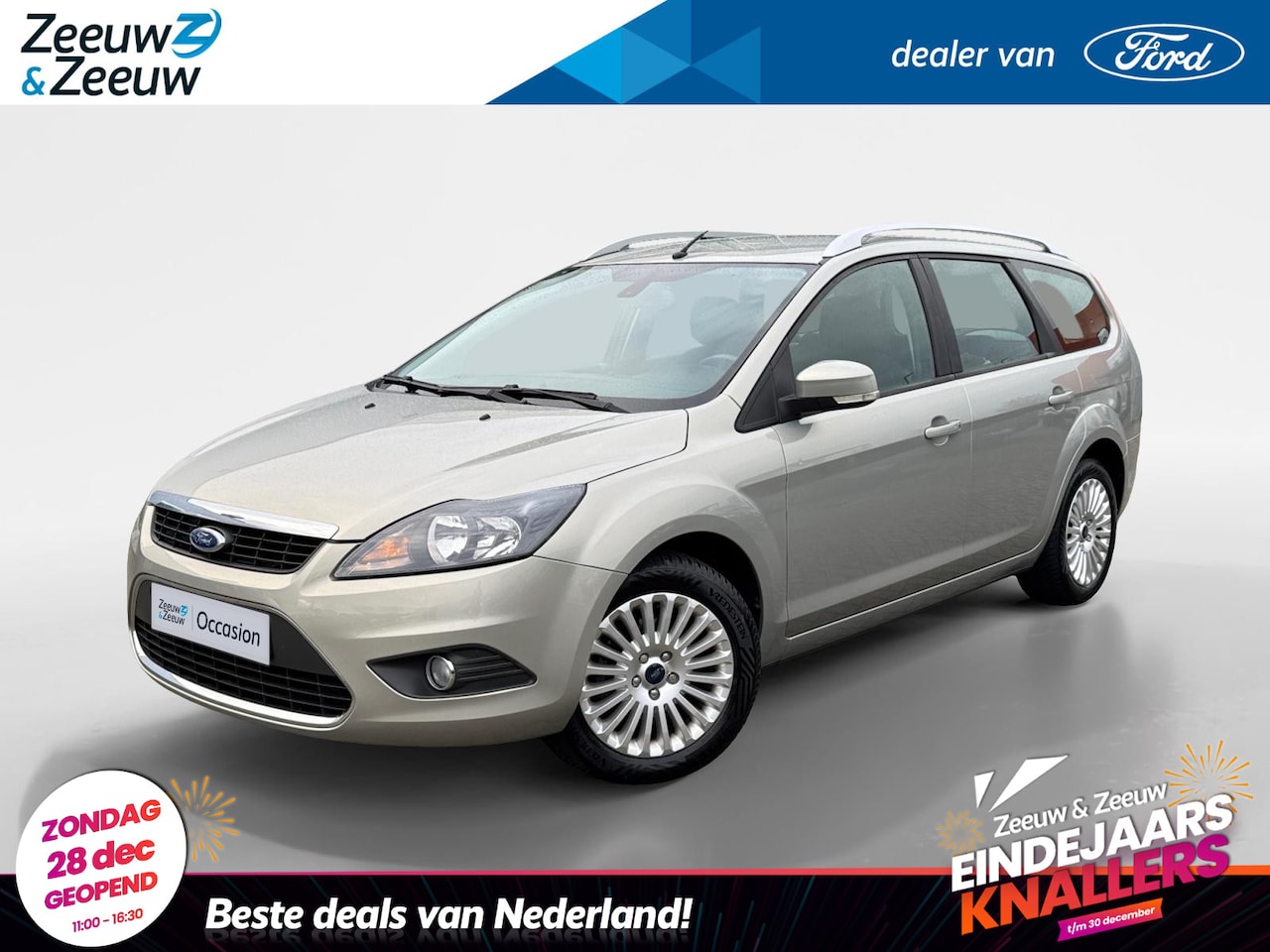 Ford Focus Wagon - 1.8 Titanium |verwarmde voorruit| sportstoelen| 12 maanden Bovag garantie| - AutoWereld.nl