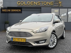 Ford Focus Wagon - 1.0 First Edition 1e Eigenaar, Trekhaak, Navi, 125pk, Clima, Cruise, N.A.P, 6 Bak, Pdc V+A