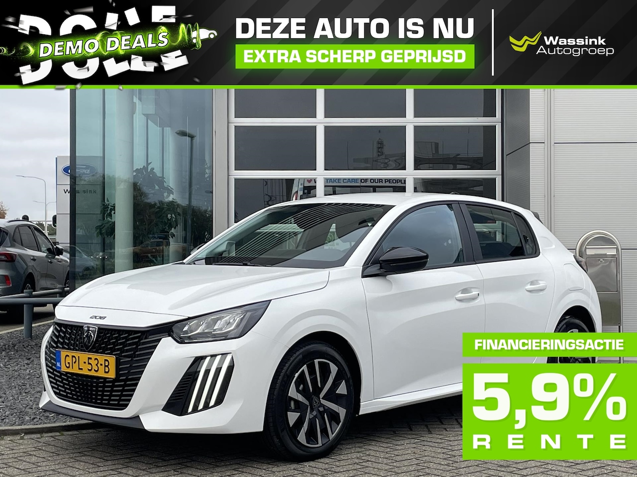 Peugeot 208 - 1.2 PureTech 75pk Active | DEMO DEAL | Cruise control | Airco | Navigatie | Parkeersensore - AutoWereld.nl