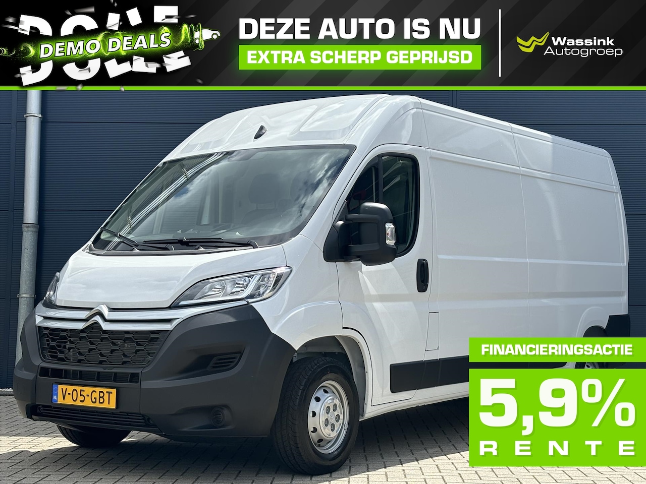 Citroën Jumper - 3,5T L3H2 2.2 BlueHDi 140pk | DEMO DEAL | Navigatie | Climate control | Apple Carplay & An - AutoWereld.nl