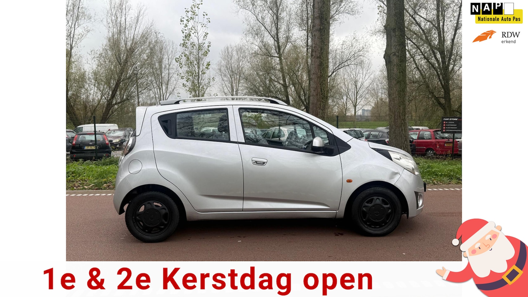 Chevrolet Spark - 1.0 16V LS Bi-Fuel AIRCO!APK2026!ZUINIG! - AutoWereld.nl