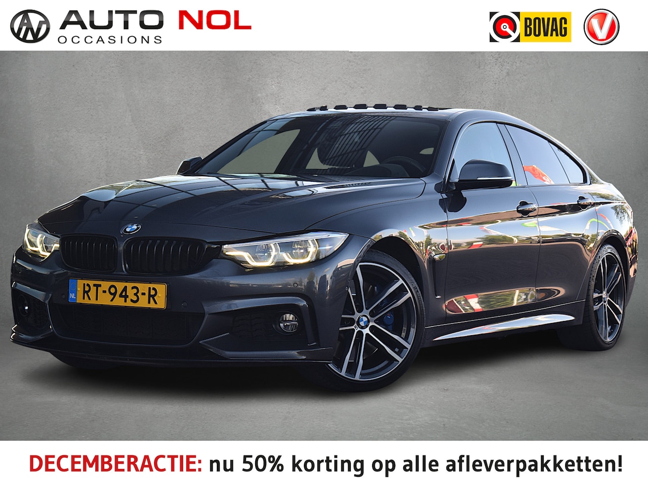 BMW 4-serie Gran Coupé - 430i High Executive | M-sport | CarPlay | Schuifdak | H/K | Leer | Stoelverw. - AutoWereld.nl