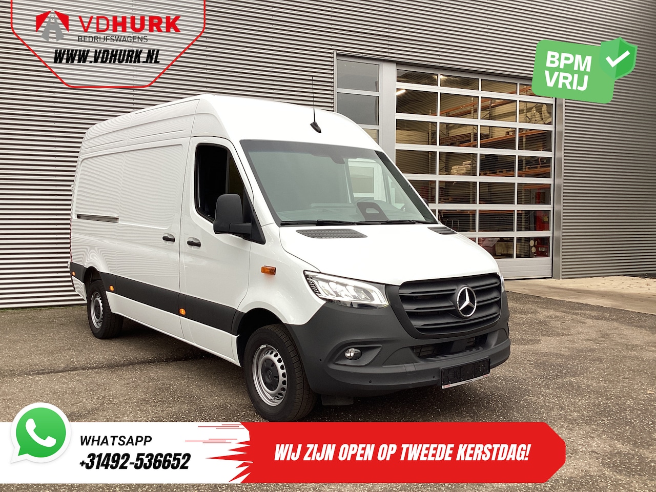 Mercedes-Benz Sprinter - 317 CDI Aut. L2H2 LED/ Gev.Stoel/ 270Gr.Deuren/ Stoelverw./ Navi/ Camera/ PDC/ Cruise - AutoWereld.nl