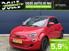 Fiat 500 C - Electrisch CABRIO 42kWh I DEMO DEAL I 118pk Aut La Prima | Navigatie | Climate control | C